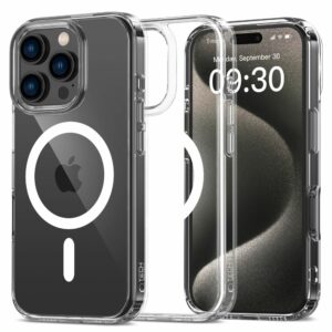 HUSA PENTRU IPHONE 16 PRO TECH-PROTECT FLEXAIR HYBRID MAGSAFE CLEAR
