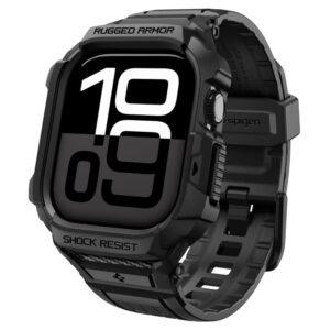 HUSA SPIGEN RUGGED ARMOR ”PRO” V2 APPLE WATCH 10 / 11 (42 MM) MATTE BLACK
