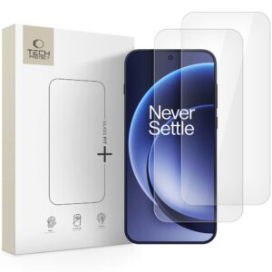 STICLĂ CĂLITĂ TECH-PROTECT GLASS FIT+ 2-PACK ONEPLUS 15 CLEAR