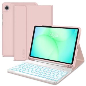 HUSA TECH-PROTECT SC PEN + KEYBOARD GALAXY TAB A9 / A11 8.7 X110 / X115 / X133 / X135 PINK