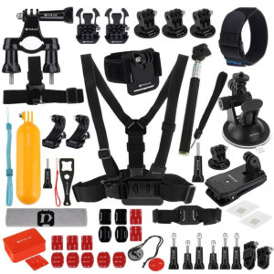 Set de 53 de accesorii Puluz pentru camerele de acțiune PKT16