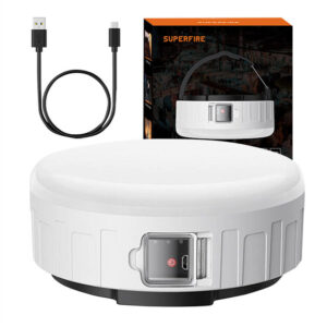Lampă de camping Superfire T25 – 400 lm, USB, 3 moduri