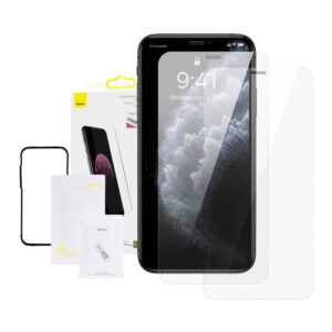 Baseus folie integrală din sticlă călită 0,3 mm (pachet 2 buc.) pentru iPhone XS Max / 11 Pro Max 6,5 inch