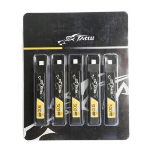 Baterie Tattu LiPo 300 mAh 3,8 V 75C 1S1P HV BT2.0.5 (5 buc.)