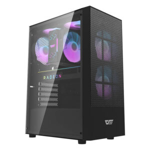 Carcasă PC Darkflash A290 + 3 ventilatoare (neagră)