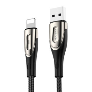 Cablu USB pentru Lightning Joyroom Sharp S‑M411 2,4A, 3 m (negru)