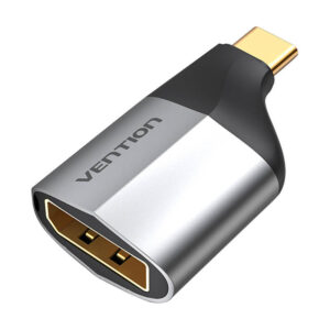 Adaptor USB-C tata la DisplayPort mamă Vention TCCH0 4K 60Hz (negru)