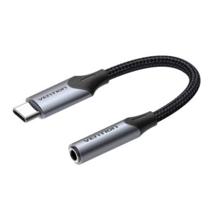 Adaptor audio USB‑C (m) la jack 3,5 mm (f) Vention BGJHA 0,1 m