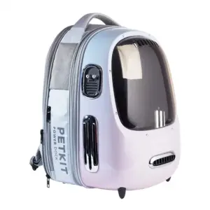 Rucsac de călătorie PetKit Breezy 2 pentru animale de companie (roz)