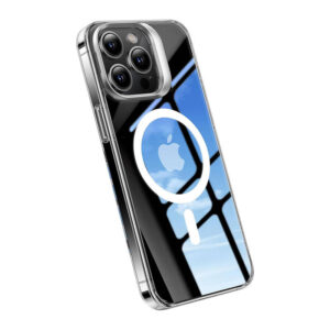 Husă pentru telefon Torras UPRO Lstand Clear-Mag pentru iPhone 15 PRO (transparentă)
