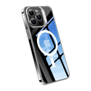 Husă pentru telefon Torras UPRO Lstand Clear-Mag pentru iPhone 15 (transparentă)