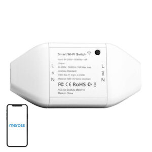 Întrerupător inteligent Wi‑Fi Meross MSS710‑UN (fără kit HomeKit)