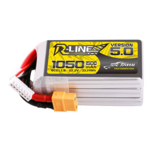 Acumulator Tattu R‑Line 5.0 1050mAh 22,2V 6S 150C cu conector XT60