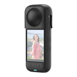 Carcasă de protecție din silicon PULUZ pentru Insta360 X4 (negru)