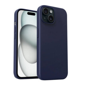 Husă Aukey PC-GJ10B pentru iPhone 15 Plus (albastru furtună)