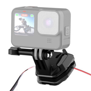 Clema de montare pe parbriz pentru motocicletă PULUZ pentru camere de acțiune (negru)