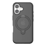 Husă Torras Ostand Spin pentru iPhone 16 Plus (Negru)