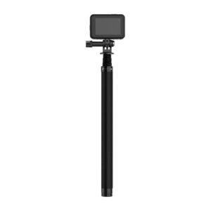 Selfie stick din fibră de carbon, lungime 1,16 m, Telesin, pentru camere de acțiune