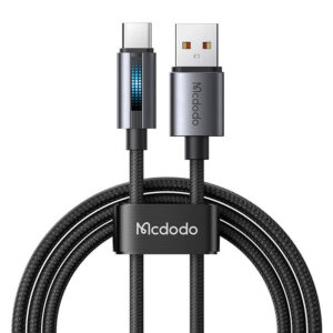 Mcdodo CA-5180 cablu USB-A la USB-C, 1,2 m (negru)