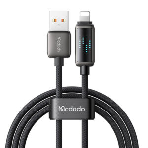 Cablu Mcdodo CA-5250 USB-A la Lightning, afișaj LED, 1,2 m