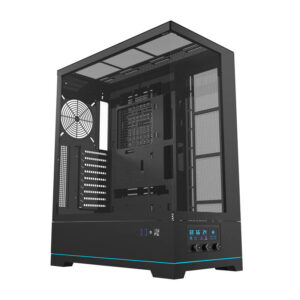 Carcasă PC Darkflash DY451 fără ventilatoare (neagră)