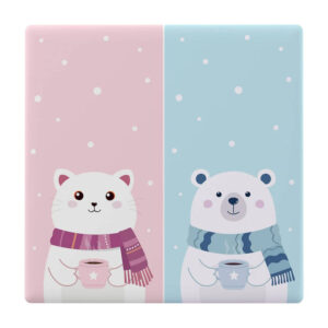 Capac/protecție decorativă pentru întrerupătorul tactil SONOFF T5 Cartoon 2C