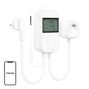 Regulator termostatic de priză pentru temperatură Meross MTS960HK (HomeKit)