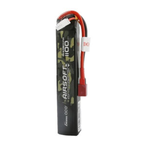 Baterie LiPo Gens Ace 25C 1100mAh 3S1P 11.1V pentru armă airsoft cu mufă T