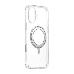 Baseus SkyRing 360° husă magnetică iP16 cu suport (transparentă)
