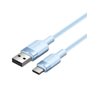 Cablu USB 2.0 A la USB-C 3A Vention CTNLH 2M (albastru)
