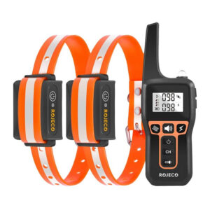 Rojeco PD5291000m Guler de dresaj pentru câini cu 2 coliere