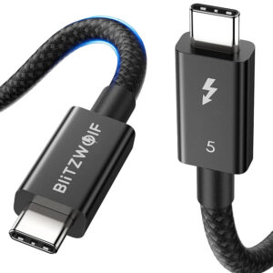 Cablu USB-C la USB-C BlitzWolf BW-HDC8 240W, 0,5 m (negru)
