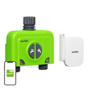 RainPoint WiFi controler de irigare cu 2 zone și gateway