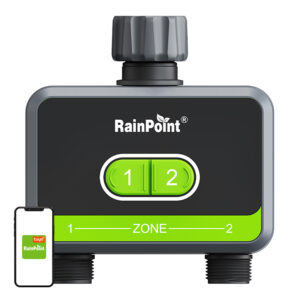 Controler de irigare RainPoint cu 2 zone și aplicație