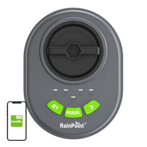 RainPoint regulator de irigare cu 4 zone, cu aplicație, Bluetooth