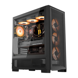 Carcasă PC DarkFlash AIRNOVA (neagră) + 3 ventilatoare