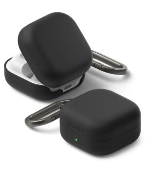 HUSA RINGKE SILICONE SAMSUNG GALAXY BUDS 4 / 4 PRO BLACK