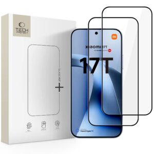 STICLĂ CĂLITĂ TECH-PROTECT GLASS FIT+ 2-PACK XIAOMI 17T BLACK